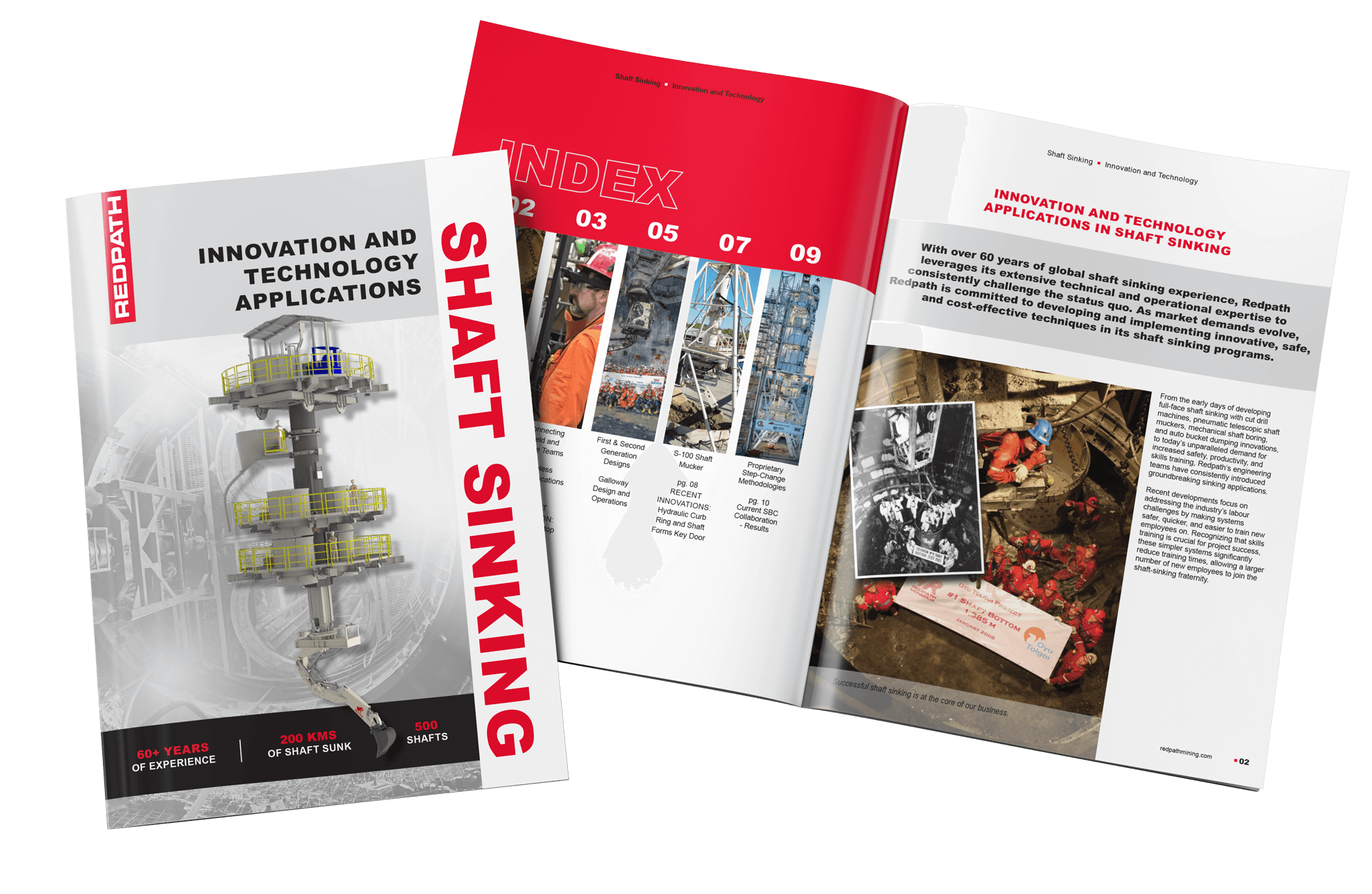 Mockup Shaft Sinking Innovation Brochure